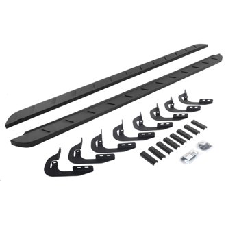 RB10 Slim Line Running Boards with Mounting Brackets Kit