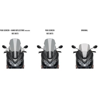 Windshield V-Tech Line Touring Smoke