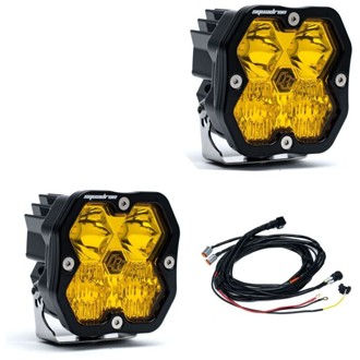 Squadron 2.0 Sport LED Driving/Combo (Pair) - Baja Amber