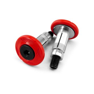 Grip Armor Bar End - Red