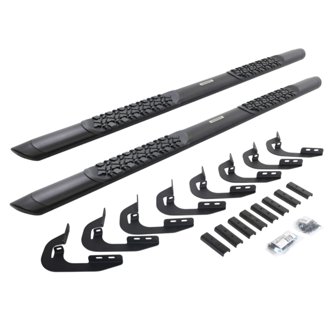 V-Series V3 Aluminum Side Steps and Mounting Brackets Kit - Textured Black