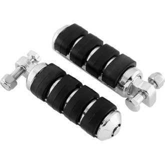 Iso Peg Small With Male Adapter Chrome (Pair