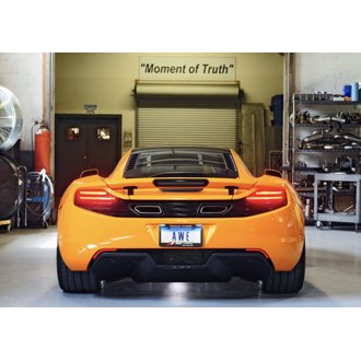 AWE Performance Exhaust for McLaren MP4-12C - Machined Tips