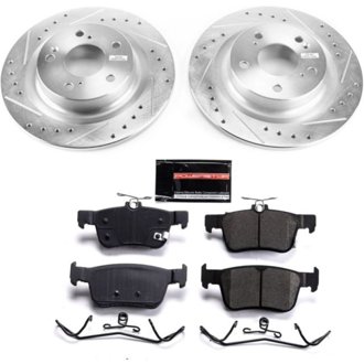 Z23 Daily Driver Carbon-Fiber Ceramic Brake Pad and Drilled & Slotted Rotor Kit