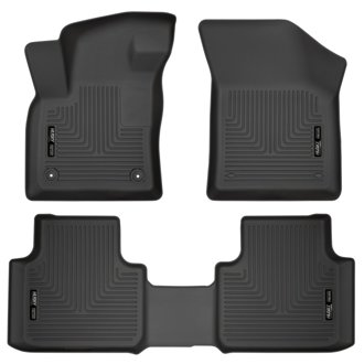18-19 Volkswagen Atlas Weatherbeater Black Front & 2nd Seat Floor Liners