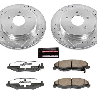Z26 Street Performance Ceramic Brake Pad and Drilled & Slotted Rotor Kit