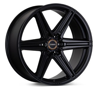 HF6-2 20x9.5 / 6x139.7 / ET15 / Deep Face / 106.1 - Satin Black Wheel