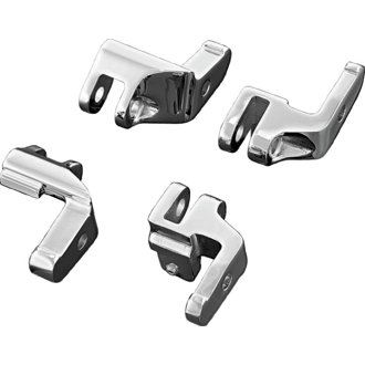 Floorboard Relocator Brackets 97-16 Touring Chrome