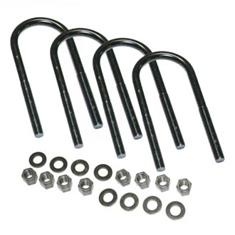 U-Bolt 4 Pack - 5/8 x 3 3/8 x 8 - Round w/ Hardware