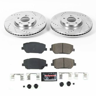 Z23 Daily Driver Carbon-Fiber Ceramic Brake Pad and Drilled & Slotted Rotor Kit
