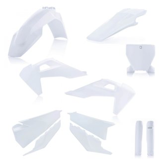 19-22 Husqvarna 125-450 TC/ FX/ FC/2019 TX300/ 20-22 TX300i Full Plastic Kit - 20 White