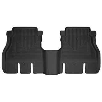 19-24 JLU Jeep Wrangler 4 Door X-Act Contour Black Floor Liners (2nd Seat