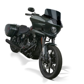 22+ Harley-Davidson LowRider ST V-Stream Quantum Plus Short Windshield- Dk. Tint
