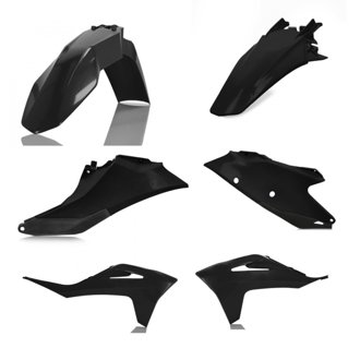 21-23 GasGas EC250/300/250F/350F Plastic Kit - Black