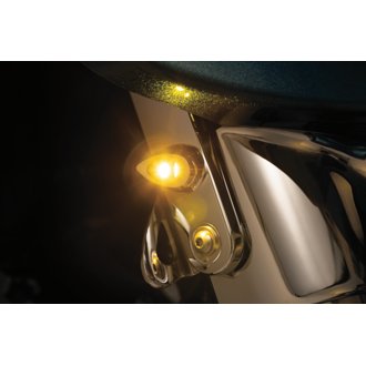 Kellerman Atto Clear Lens Amber Chrome