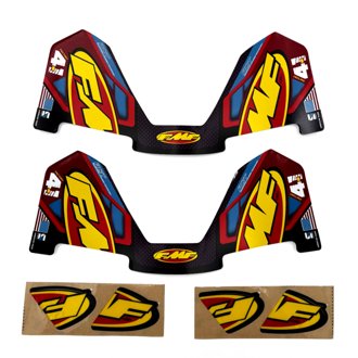 2pk FMF FCTRY 4.1 RCT REPLACEMENT WRAP DECAL