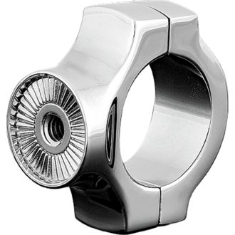 Side Mount License Plate Clamp Chrome