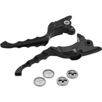 Zombie Lever Set 17-20 Touring Gloss Black