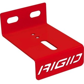 Slat Wall Light Mounting Bracket, Stainless Steel Red Powder Coat, Single