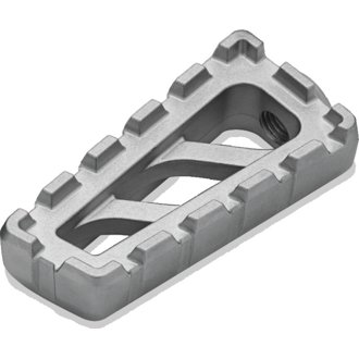 Riot Shift & Brake Peg Silver