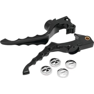 Zombie Levers 04-13 XL Models Gloss Black