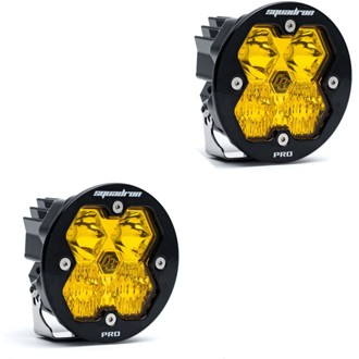 Squadron-R 2.0 Pro (Pair) LED Driving/Combo / No Harness - Baja Amber