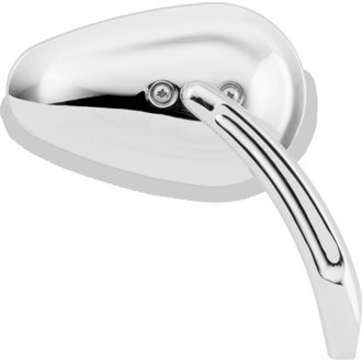 Bikers Choice 65-Up Chrome Tapered Mirrors Universal Custom Pair