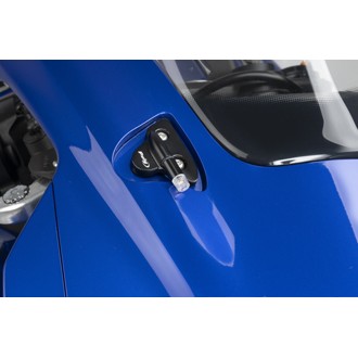 Rearview Mirrors Caps with Turn Lights Tab Black