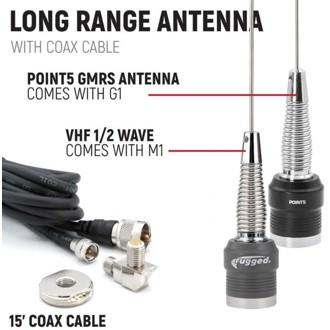 Honda Talon Complete Comm Kit w/ BTI and 2-Way Radio 696 PLUS Remote Head / G1 GMRS