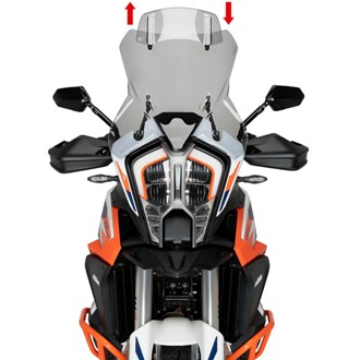 Touring Plus Windshield With Visor Smoke
