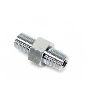 Male 1/8in PT to Male 1/8in PF Union Fitting