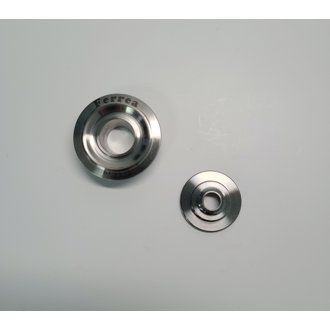 Single Spring Pro CNC 7 Deg Tool Steel Retainer - Set of 16