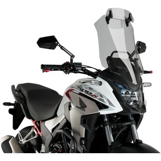 Touring Windshield With Visor Smoke