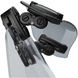 Multi-Adjustable Visor Clip-On Smoke