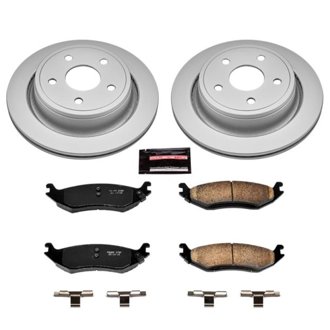 Evolution Coated Rotor And Low-Dust Ceramic Brake Pad Kit