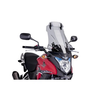 Touring Windshield With Visor Smoke