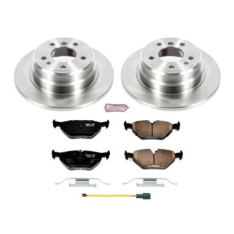 Oe Stock Replacement Low-Dust Ceramic Brake Pad And Rotor Kit