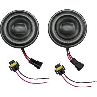 4-1/2inch Vision Passing Lamps Black