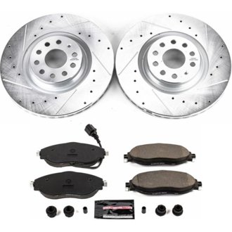 Z23 Daily Driver Carbon-Fiber Ceramic Brake Pad and Drilled & Slotted Rotor Kit