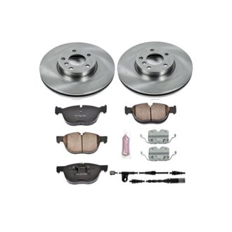 Oe Stock Replacement Low-Dust Ceramic Brake Pad And Rotor Kit