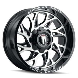 AT1913 Destiny 24x14 / 8x170 BP / -76mm Offset / 125.2mm Hub Gloss Black Milled Wheel