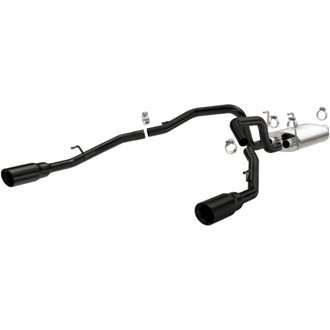 Street Series Black Coated Cat-Back System