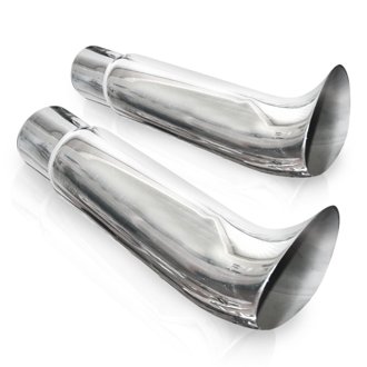 Elf Ear Exhaust Tips 2in Body 2in ID Inlet