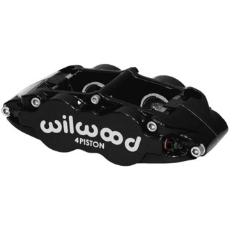 Wilwood Caliper-Narrow Superlite 4R - Black 1.12/1.12in Pistons 0.81in Disc