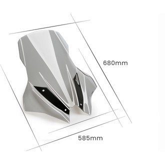 Windshield V-Tech Line Touring Smoke