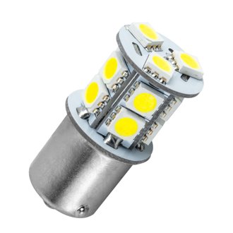 1156 13 LED 3-Chip Bulb (Single) - Cool White