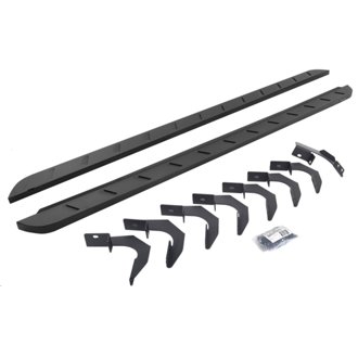 RB10 Slim Line Running Boards with Mounting Brackets Kit