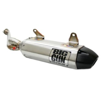 06-12 Kawasaki Brute Force 650 IRS EXO Stainless Slip On Exhaust