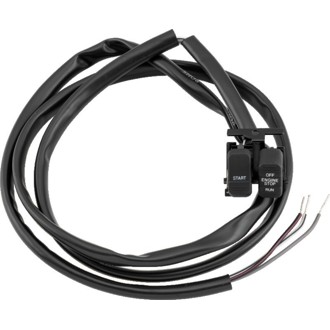 96-13 Big Twin XL V-Rod Black Engine Start Stop Switch Replaces H-D 71589-96 71684-06A