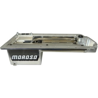 GM LT Swap (w/Rear Sump & Spin-On Oil Filter Adapter) Wet Sump 5qt 5-7/8in Aluminum Oil Pan